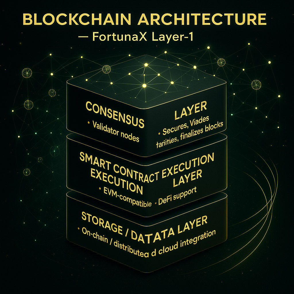 Blockchain architecture concept