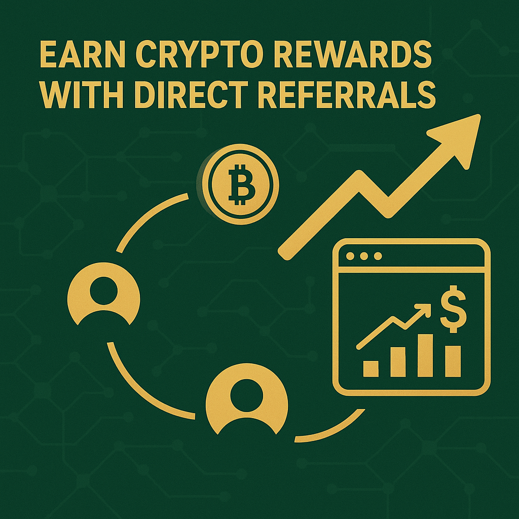 Direct referral income concept